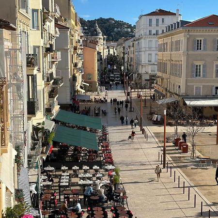 Cannes : Agreable Et Lumineux Appartement Vue Mer Kültér fotó