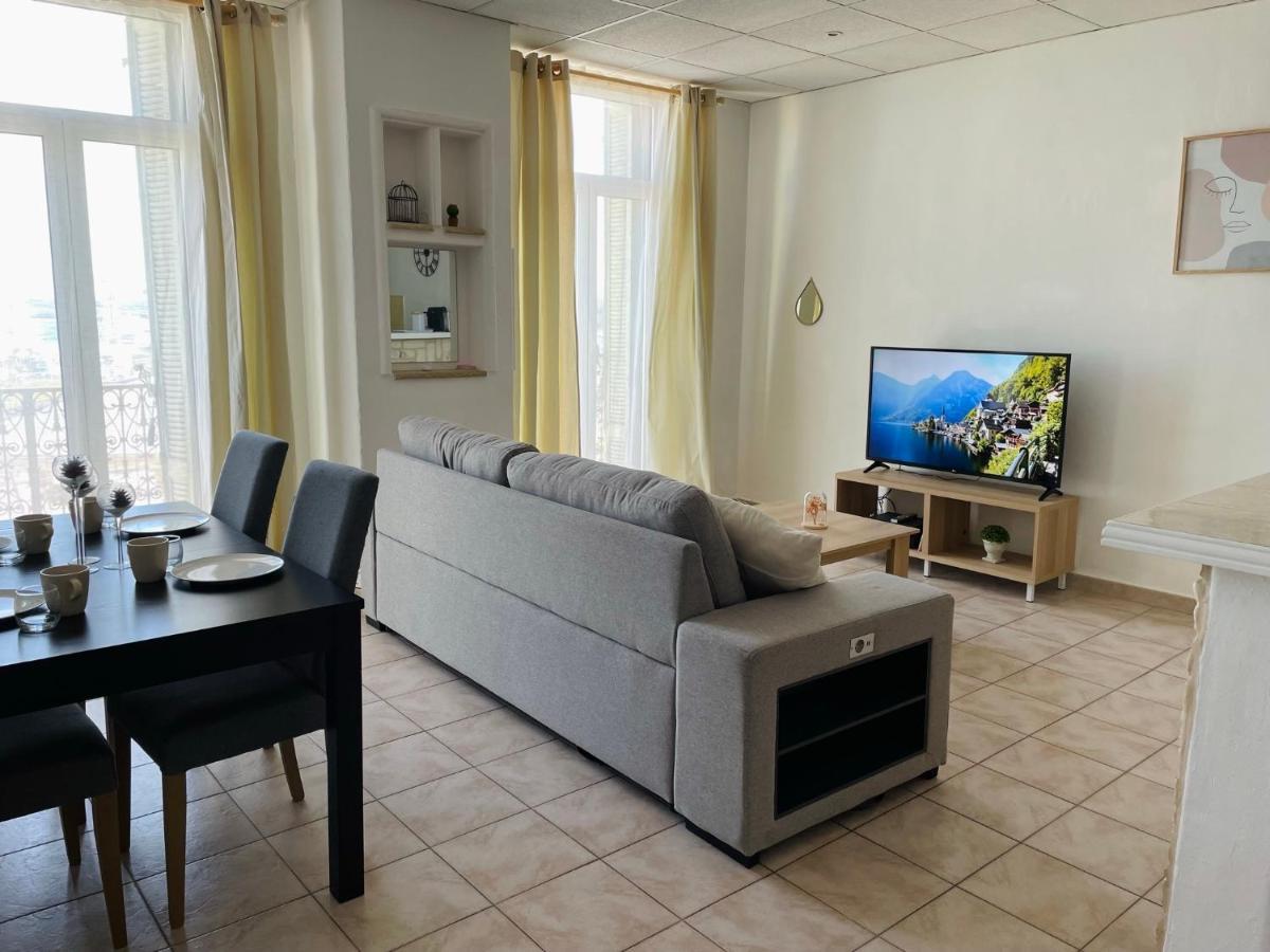 Cannes : Agreable Et Lumineux Appartement Vue Mer Kültér fotó
